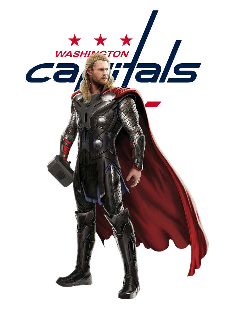 Washington Capitals Thor Logo vinyl decal